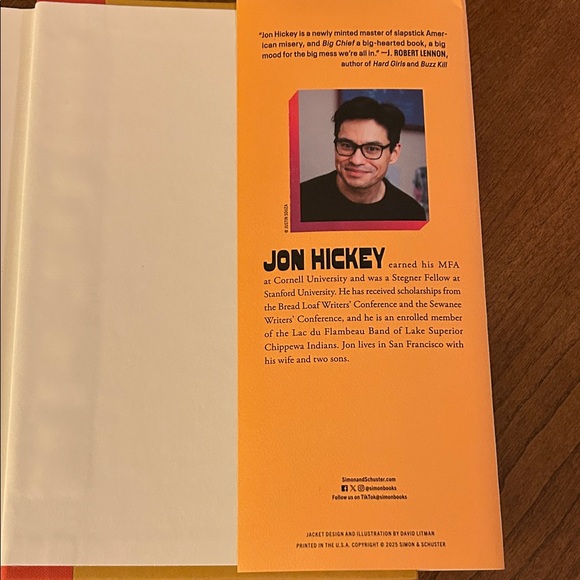 Big Chief Novel by Jon Hickey - Multicolor Cover - Picture 3 of 3